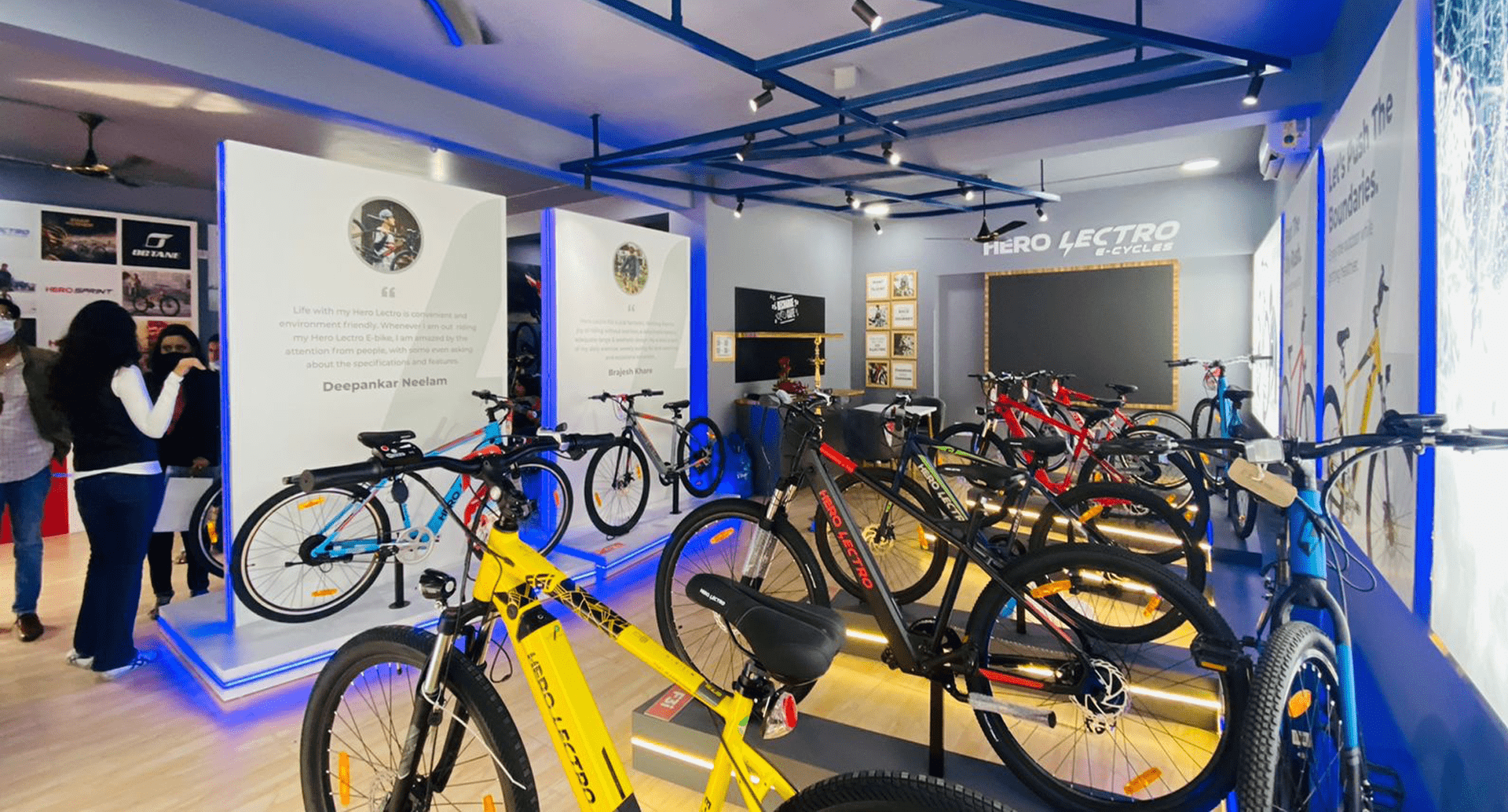 Hero electric cycle store showroom near me